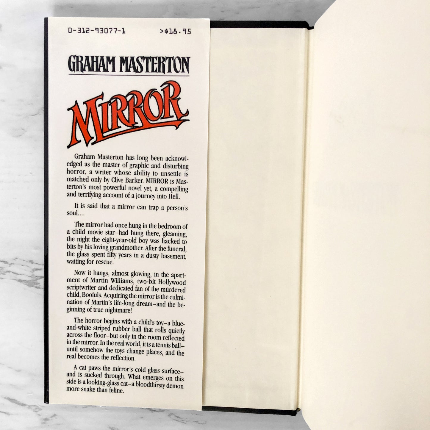 Mirror by Graham Masterton [FIRST EDITION • FIRST PRINTING] 1988 • TOR Horror