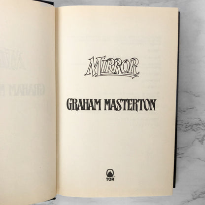 Mirror by Graham Masterton [FIRST EDITION • FIRST PRINTING] 1988 • TOR Horror