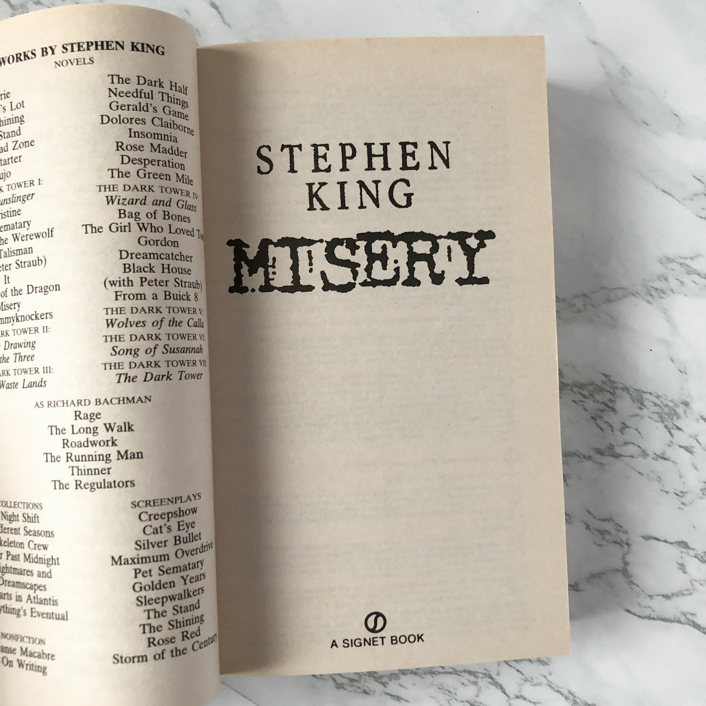 Misery by Stephen King [MM PAPERBACK] - Bookshop Apocalypse
