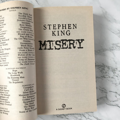 Misery by Stephen King [MM PAPERBACK] - Bookshop Apocalypse