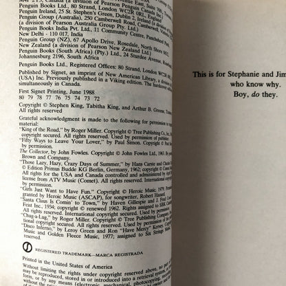 Misery by Stephen King [MM PAPERBACK] - Bookshop Apocalypse