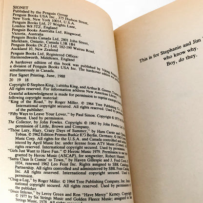 Misery by Stephen King [1990 MOVIE TIE-IN PAPERBACK]