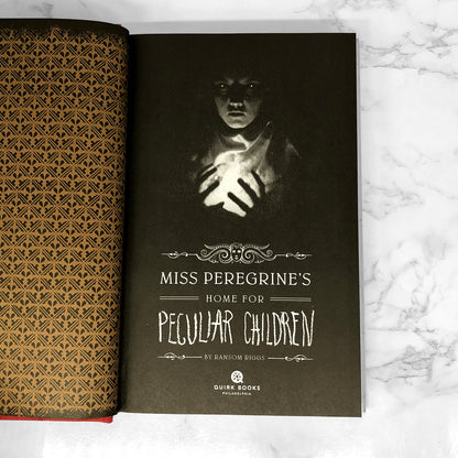 Miss Peregrine's Home for Peculiar Children by Ransom Riggs SIGNED! [LTD. FIRST EDITION /  FIRST PRINTING]