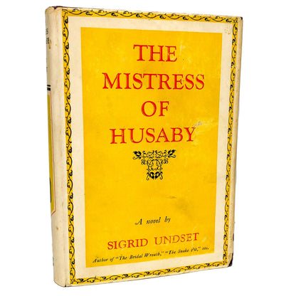 The Mistress of Husaby by Sigrid Undset [FIRST EDITION • FOURTH PRINTING] 1928 • Grosset & Dunlap