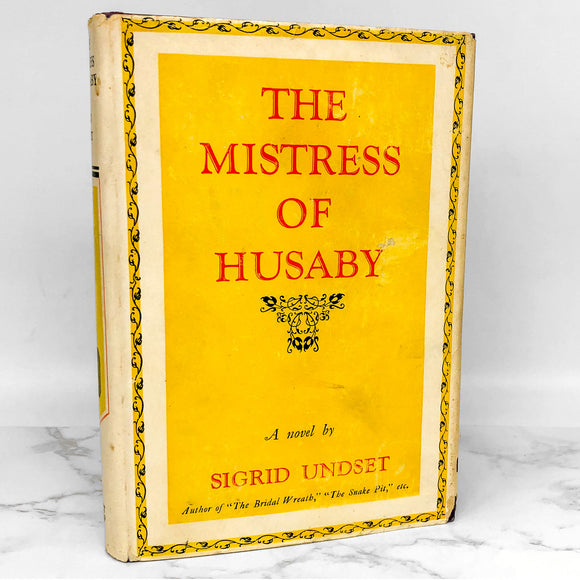 The Mistress of Husaby by Sigrid Undset [FIRST EDITION • FOURTH PRINTING] 1928