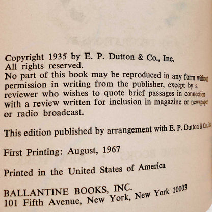 Mistress of Mistresses by E.R. Eddison [FIRST EDITION / FIRST PRINTING] 1967