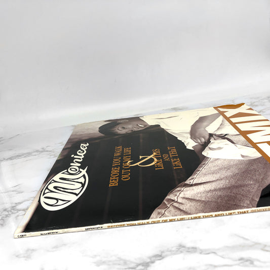 Monica – Before You Walk Out Of My Life / Like This & Like That REMIX [12" VINYL] 1995 • Rowdy Records