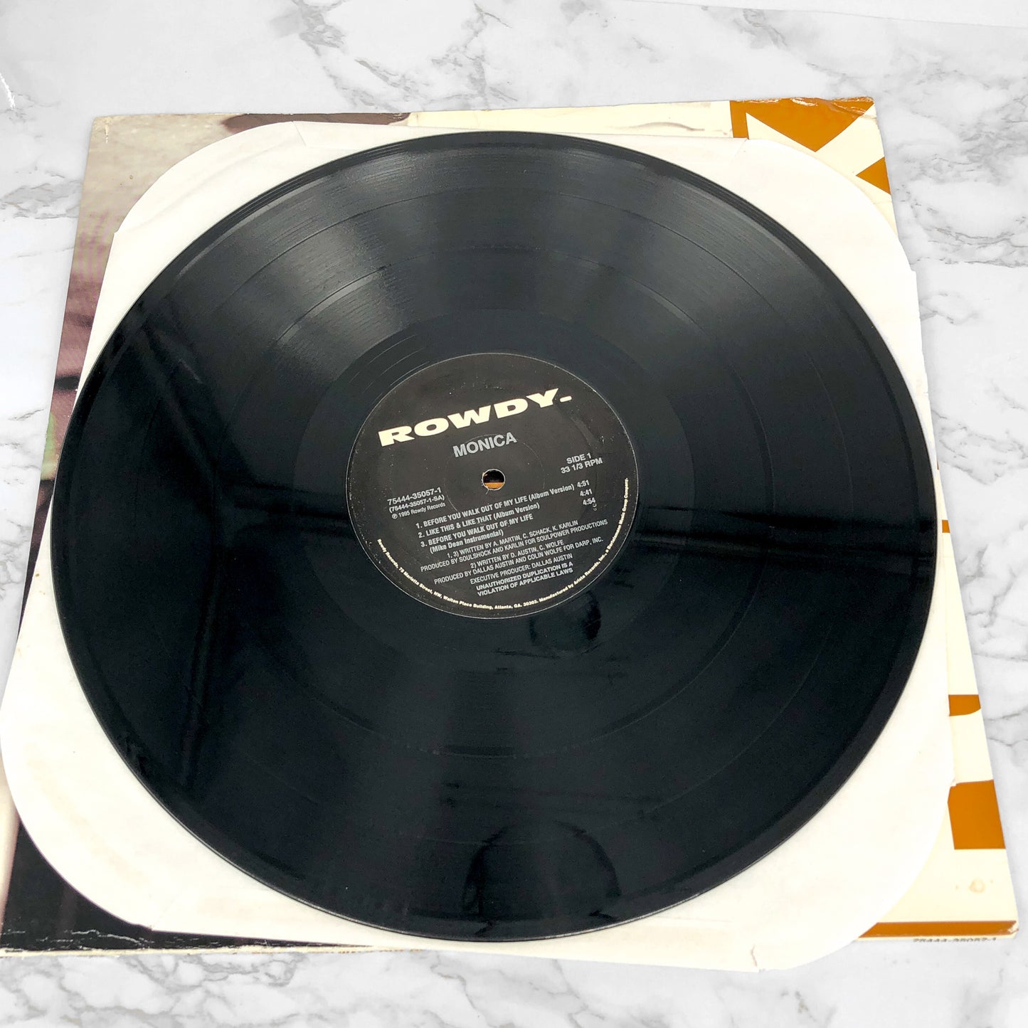 Monica – Before You Walk Out Of My Life / Like This & Like That REMIX [12" VINYL] 1995 • Rowdy Records