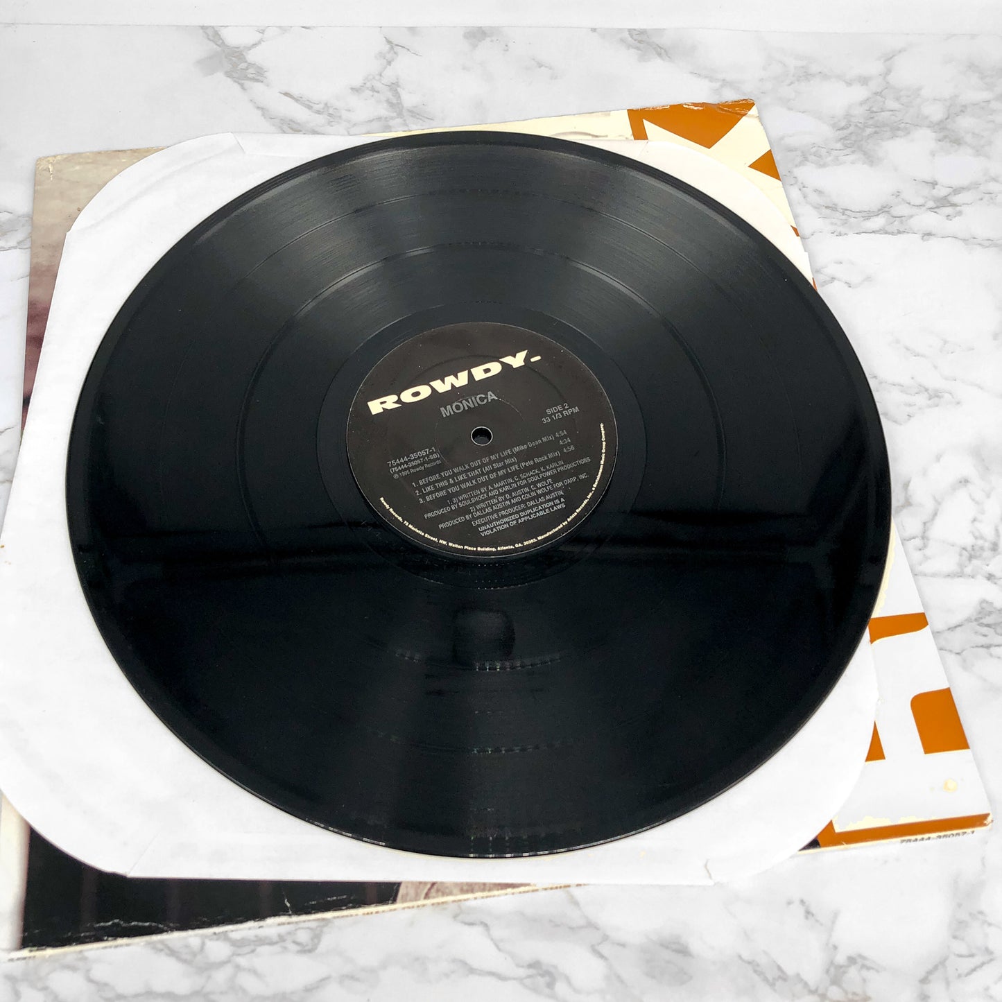 Monica – Before You Walk Out Of My Life / Like This & Like That REMIX [12" VINYL] 1995 • Rowdy Records