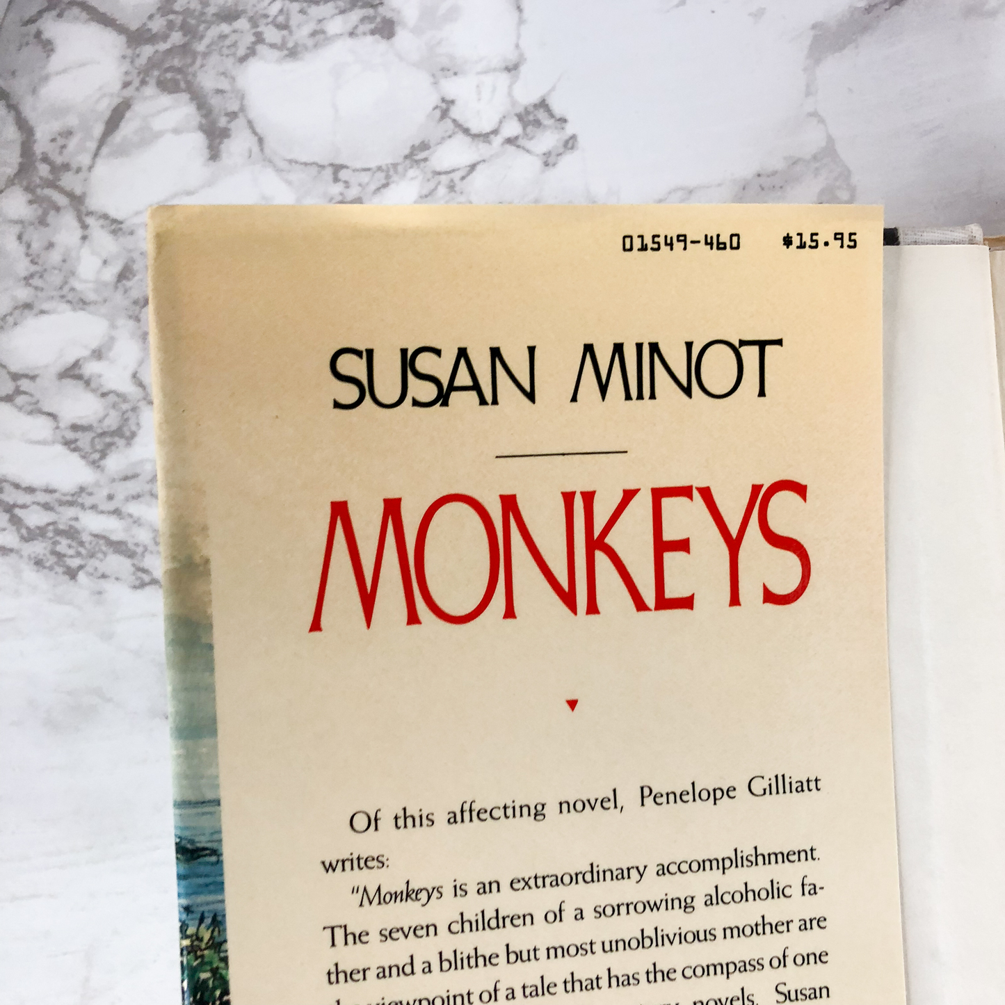 Monkeys by Susan Minot [FIRST EDITION / FIRST PRINTING / 1986] - Bookshop Apocalypse