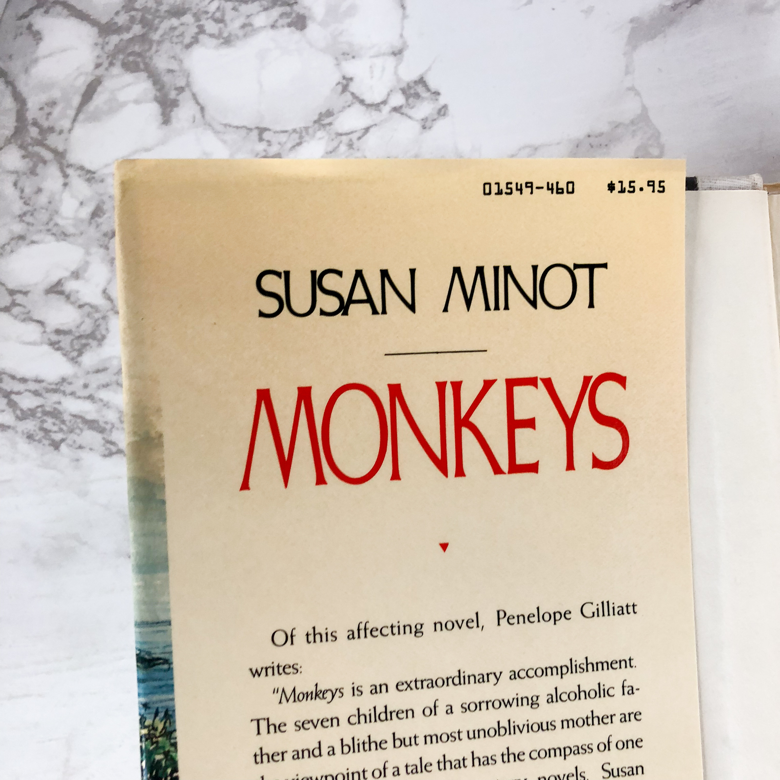 Monkeys by Susan Minot [FIRST EDITION / FIRST PRINTING / 1986] - Bookshop Apocalypse