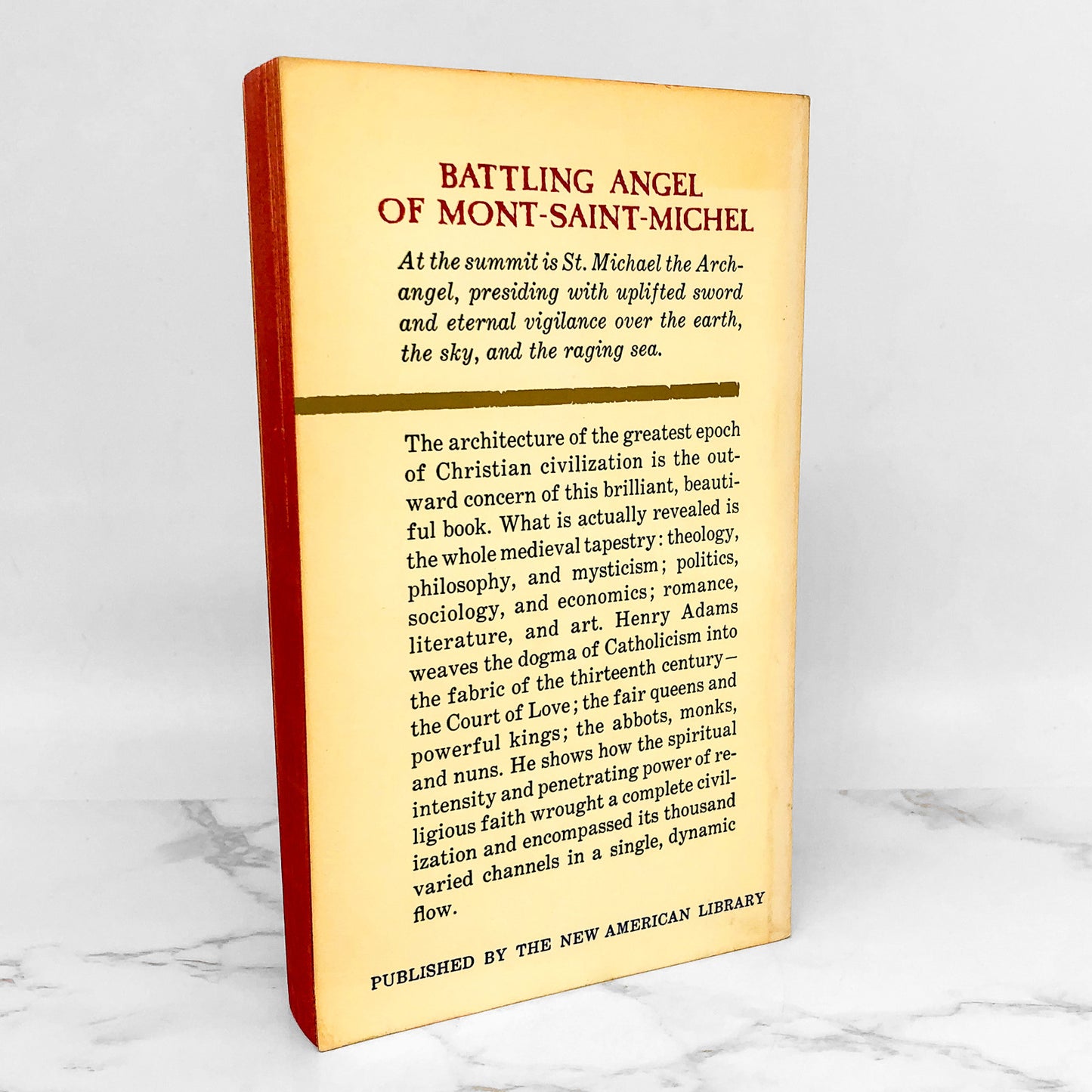 Mont-Saint-Michel and Chartres by Henry Adams [1961 PAPERBACK]