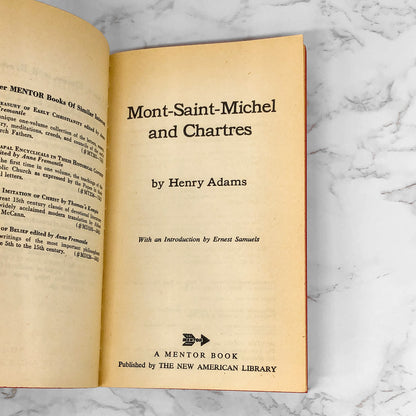 Mont-Saint-Michel and Chartres by Henry Adams [1961 PAPERBACK]