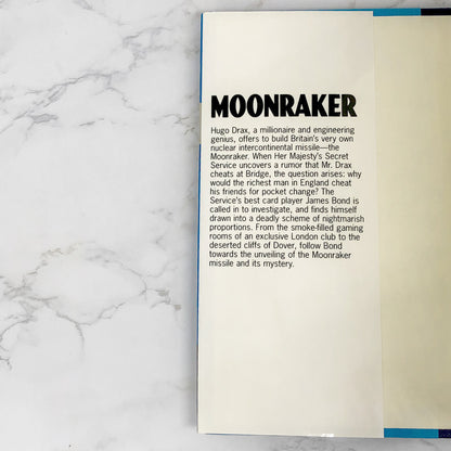 Moonraker by Ian Fleming [HARDCOVER RE-ISSUE] 1983 • James Bond #3