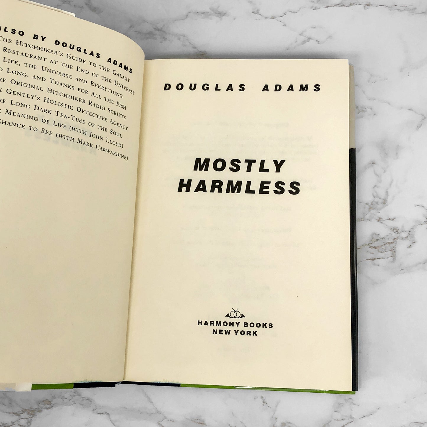 Mostly Harmless by Douglas Adams [FIRST EDITION / FIRST PRINTING] 1992