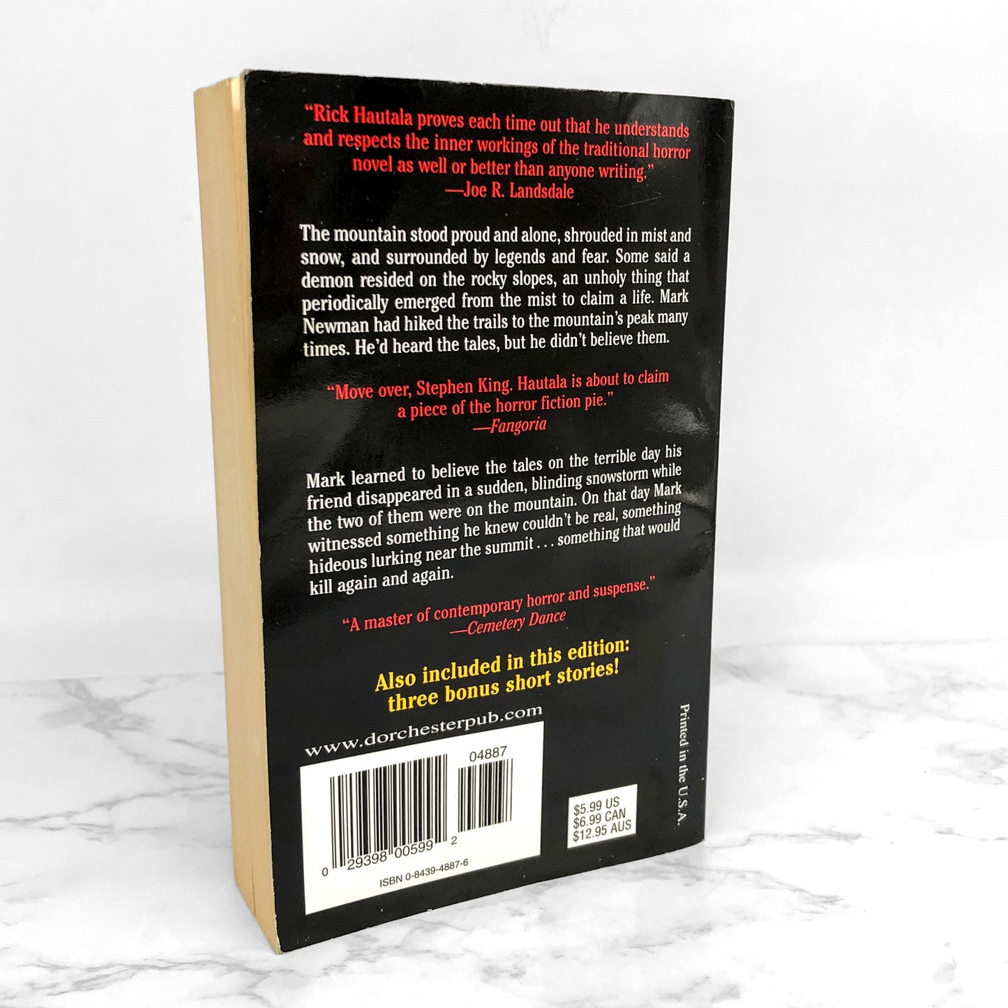 The Mountain King by Rick Hautala [2001 PAPERBACK] • Leisure Horror