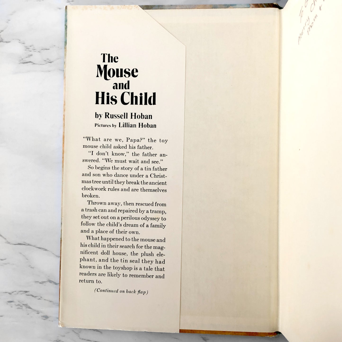 The Mouse and His Child by Russell Hoban [FIRST EDITION / 1967]