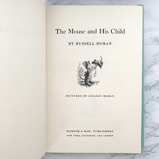 The Mouse and His Child by Russell Hoban [FIRST EDITION / 1967]