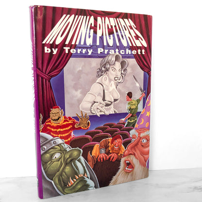Moving Pictures by Terry Pratchett [1990 HARDCOVER] ROC • Discworld #10