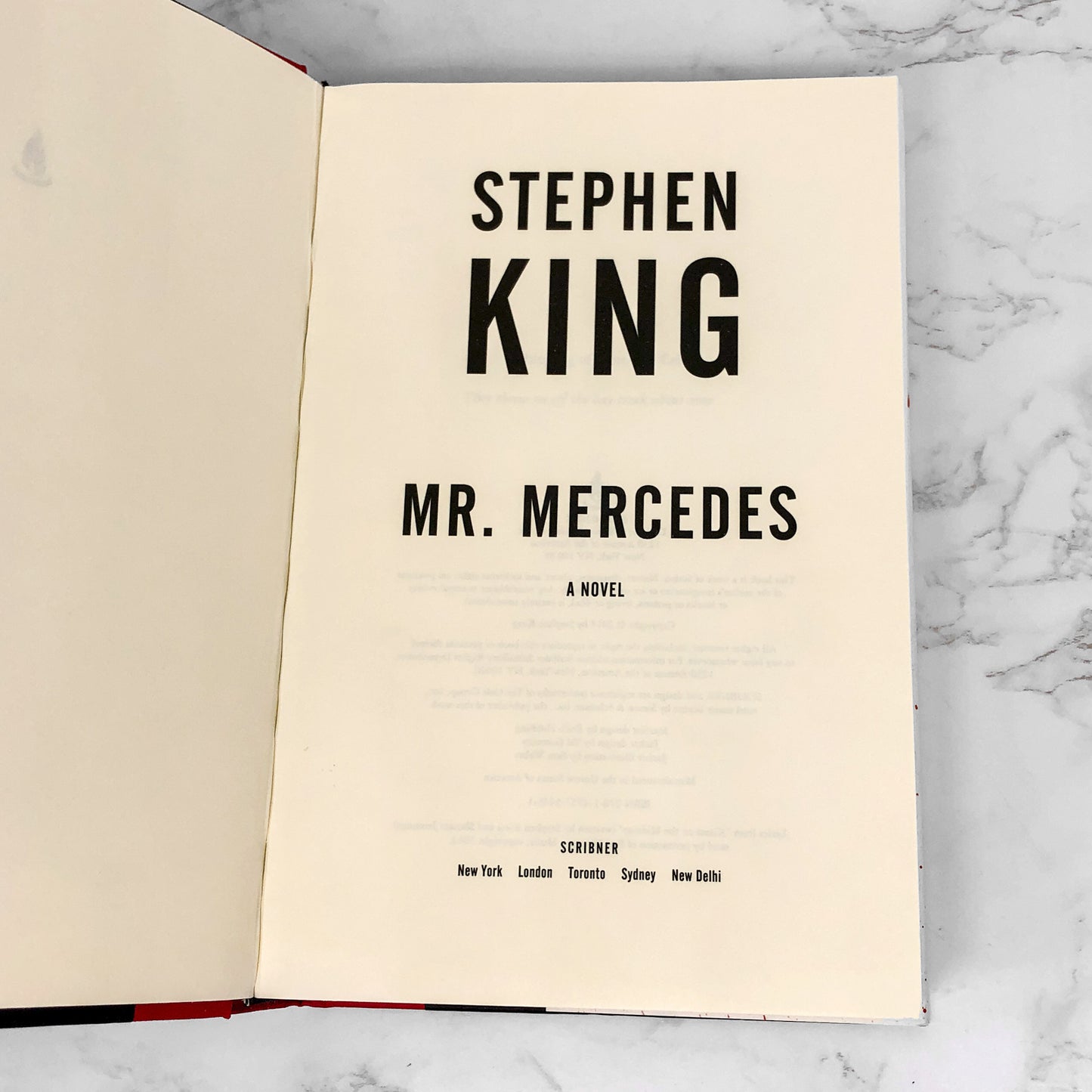 Mr. Mercedes by Stephen King [2014 HARDCOVER] Bill Hodges #1