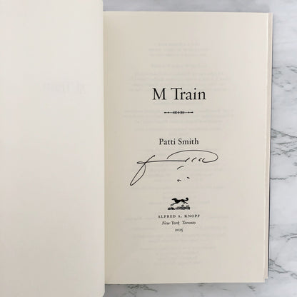 M Train by Patti Smith SIGNED! [FIRST EDITION]
