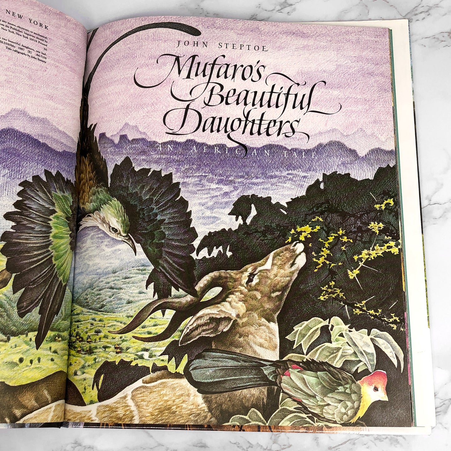Mufaro's Beautiful Daughters by John Steptoe [FIRST EDITION] 1987