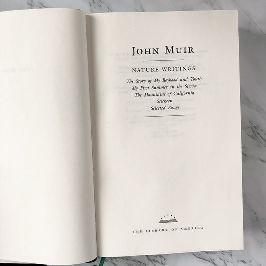 The Nature Writings of John Muir [LIBRARY OF AMERICA] - Bookshop Apocalypse