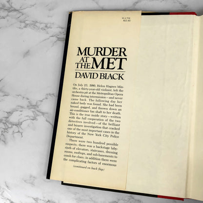 Murder at the Met by David Black [FIRST EDITION • FIRST PRINTING] 1984
