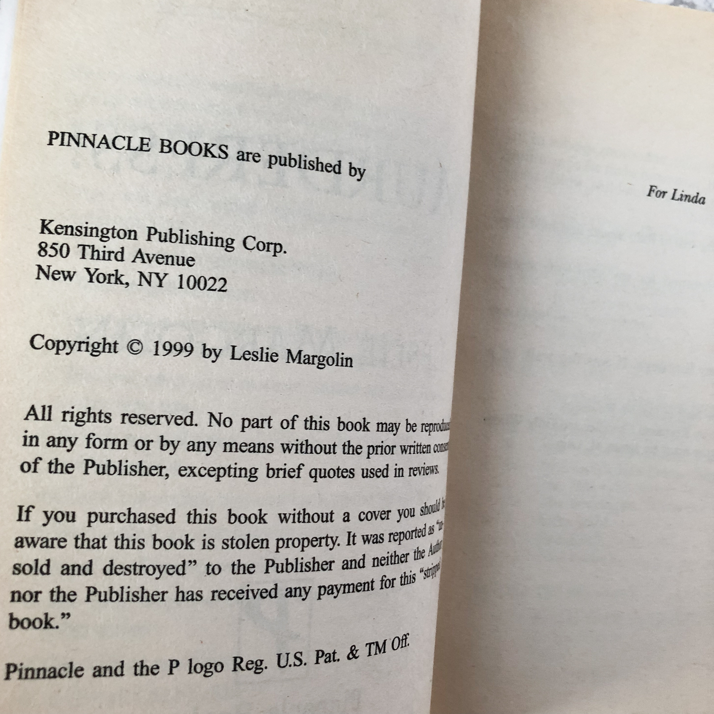 Murderess! by Leslie Margolin [1999 PAPERBACK] - Bookshop Apocalypse