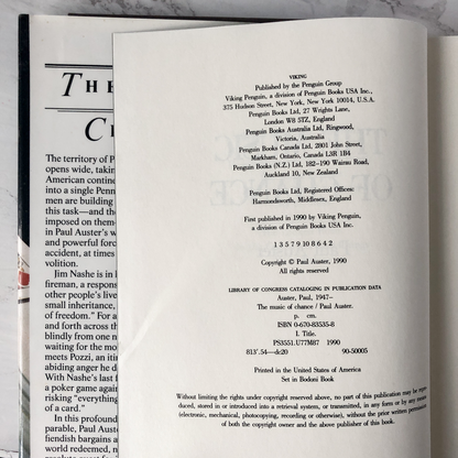 The Music of Chance by Paul Auster [FIRST PRINTING] - Bookshop Apocalypse