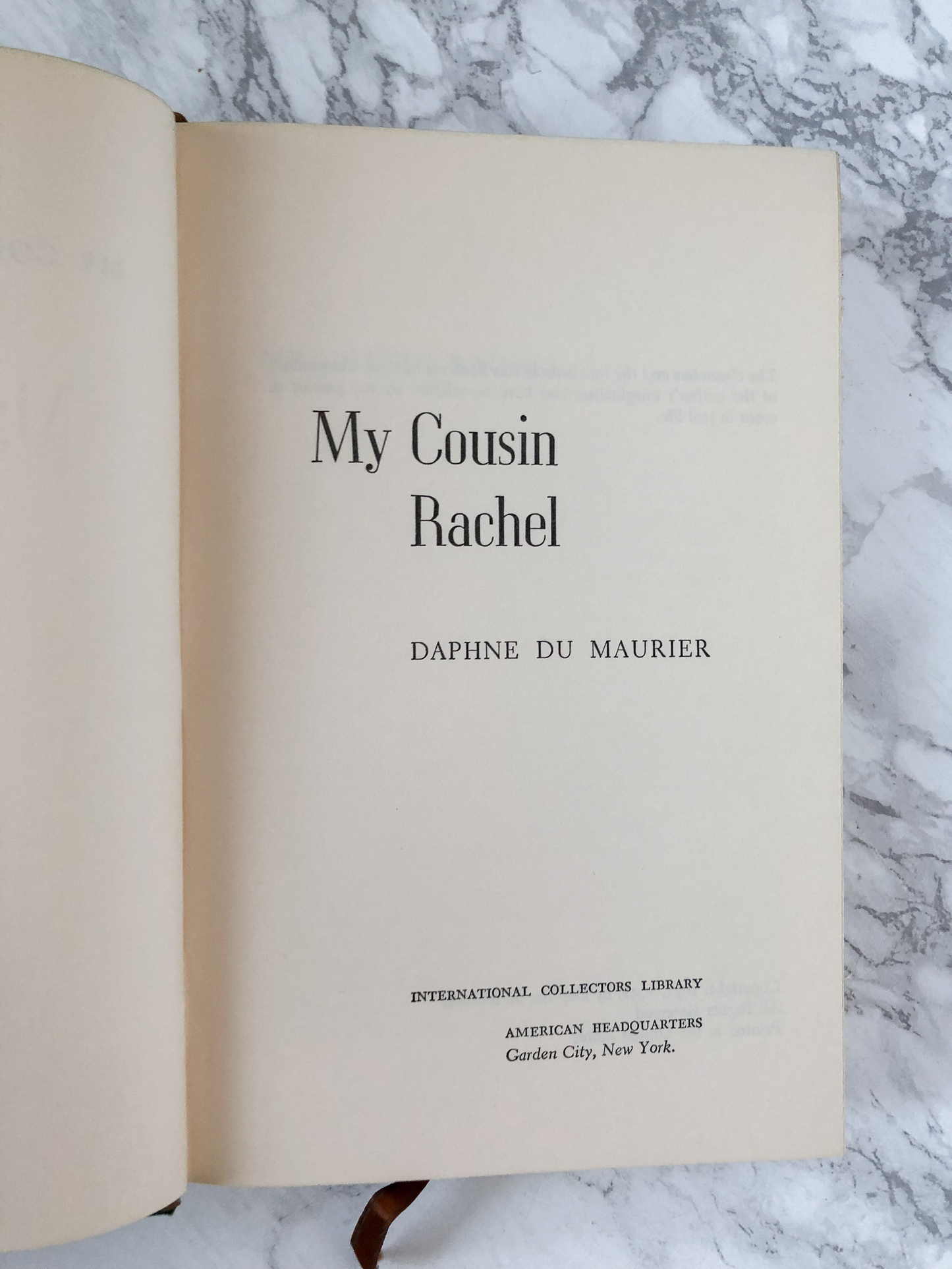 My Cousin Rachel by Daphne du Maurier [INTERATIONAL COLLECTOR'S LIBRARY] - Bookshop Apocalypse