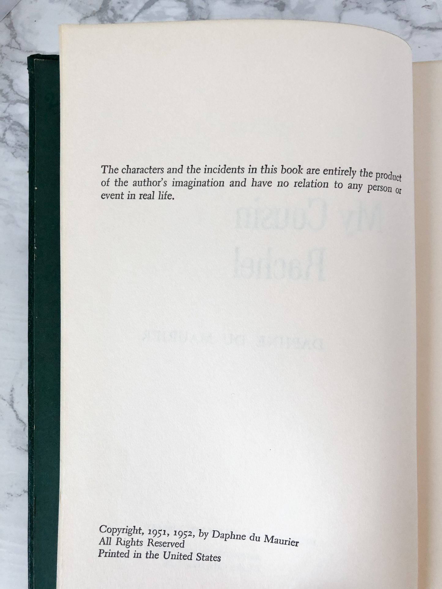 My Cousin Rachel by Daphne du Maurier [INTERATIONAL COLLECTOR'S LIBRARY] - Bookshop Apocalypse