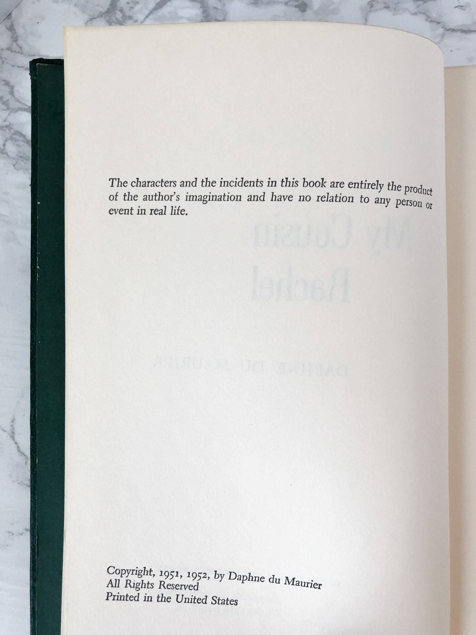 My Cousin Rachel by Daphne du Maurier [INTERATIONAL COLLECTOR'S LIBRARY] - Bookshop Apocalypse