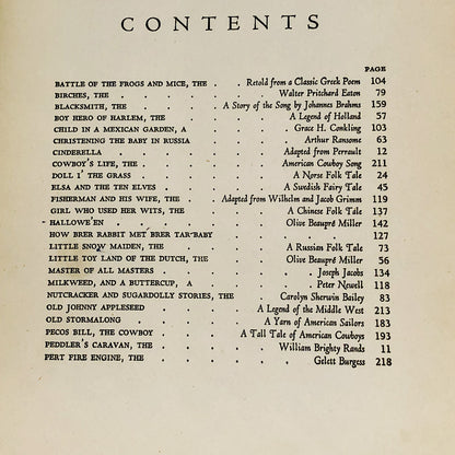 My Bookhouse: Through The Gate edited by Olive Beaupré Miller [1948 HARDCOVER]