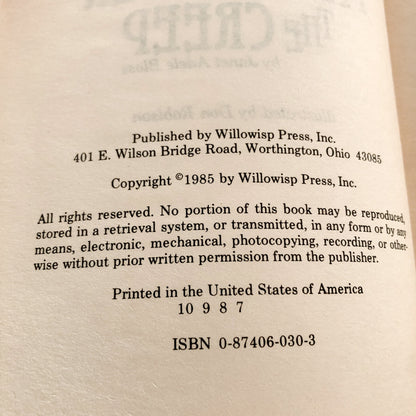 My Brother The Creep by Janet Adele Bloss [1985 TRADE PAPERBACK]