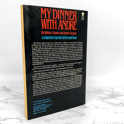 My Dinner With André by Wallace Shawn & André Gregory [FIRST EDITION PAPERBACK] 1981