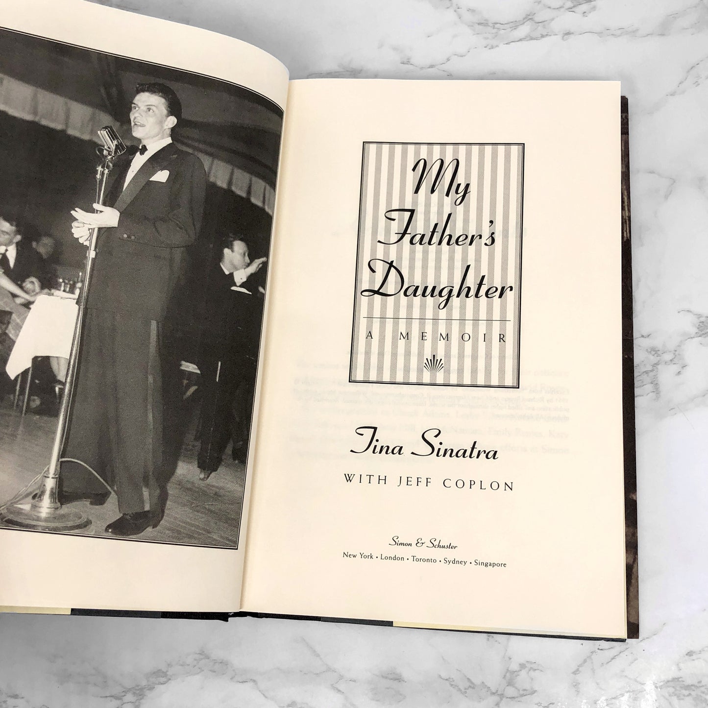 My Father's Daughter by Tina Sinatra [FIRST EDITION • FIRST PRINTING] 2000