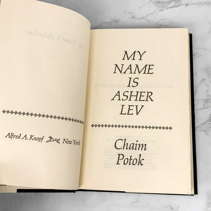 My Name Is Asher Lev by Chaim Potok [1972 HARDCOVER] • BCE