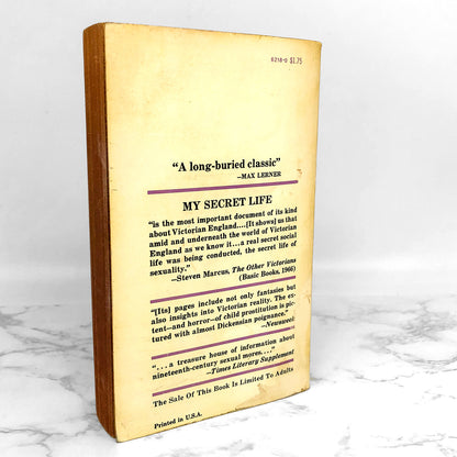 My Secret Life: An Erotic Diary of Victorian London by Anonymous [1966 PAPERBACK] • Grove Press • Volumes I-XI