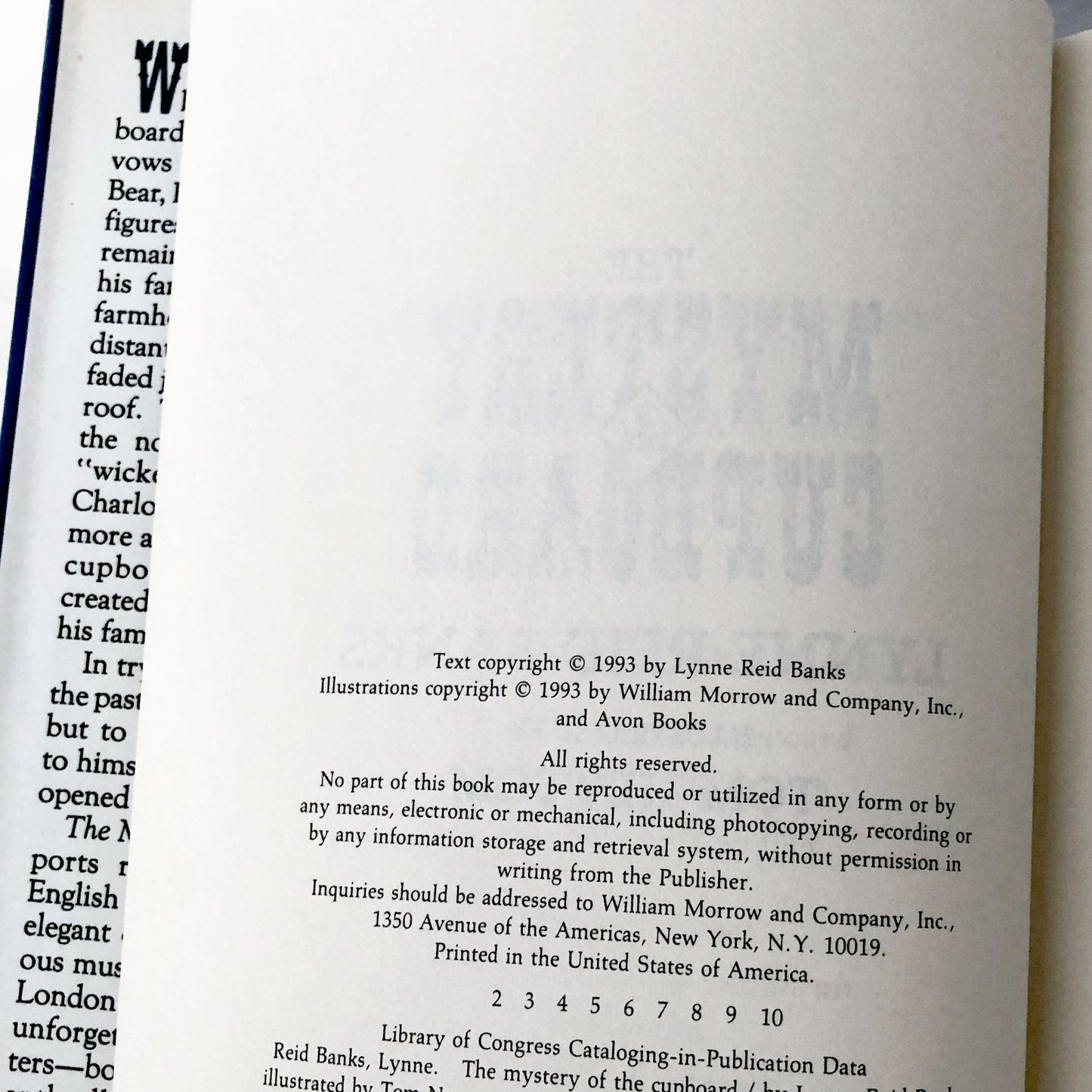 The Mystery of the Cupboard by Lynne Reid Banks [FIRST EDITION] 1993