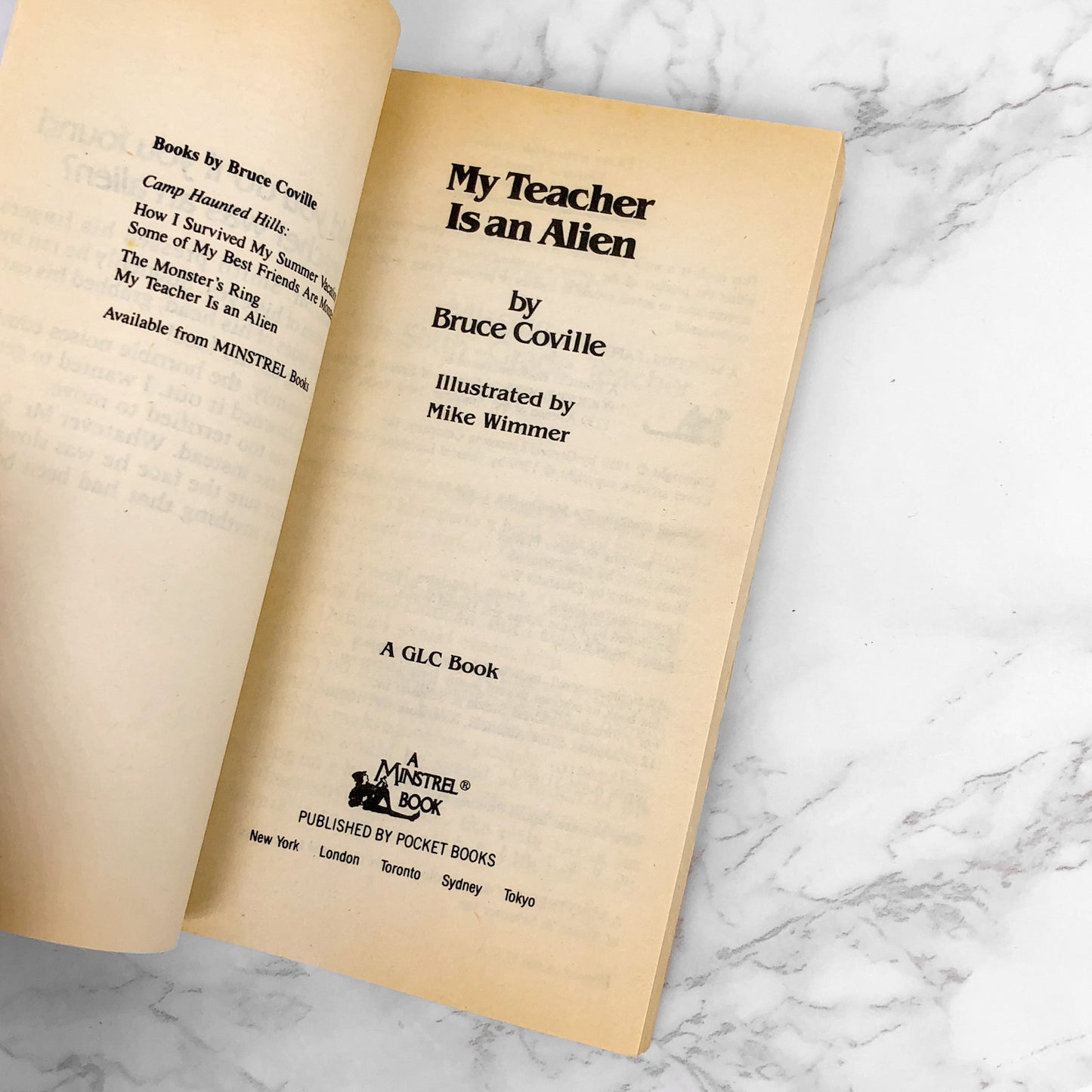 My Teacher Is an Alien by Bruce Coville [1989 PAPERBACK]