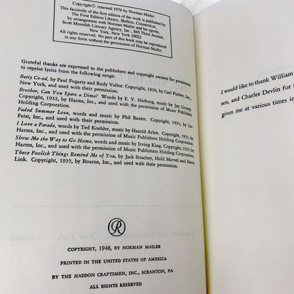 The Naked and the Dead by Norman Mailer [FIRST EDITION FACSIMILE] 1976