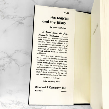 The Naked and the Dead by Norman Mailer [FIRST EDITION FACSIMILE] 1976