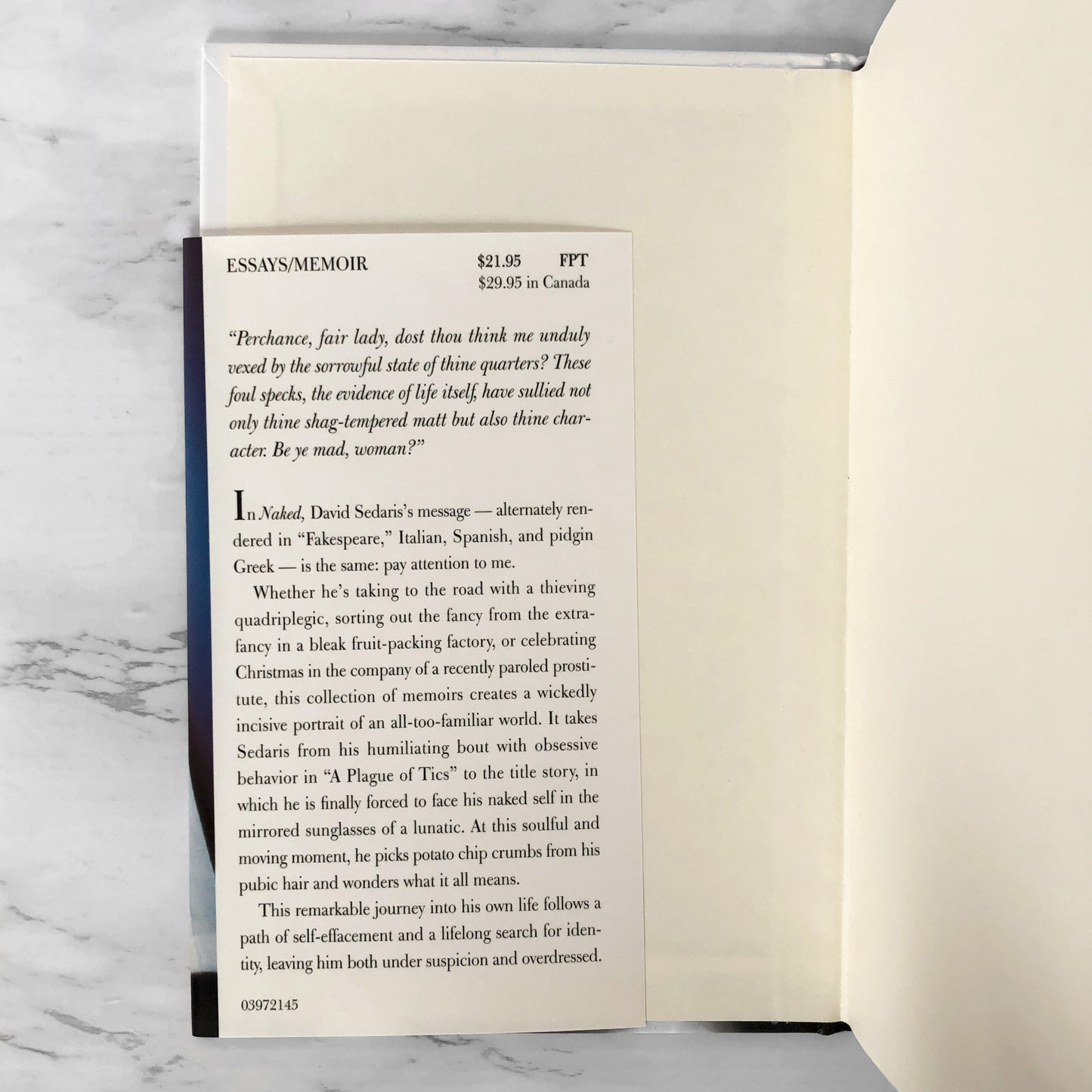 Naked by David Sedaris [FIRST EDITION] 1997 • 2nd Printing • Little Brown