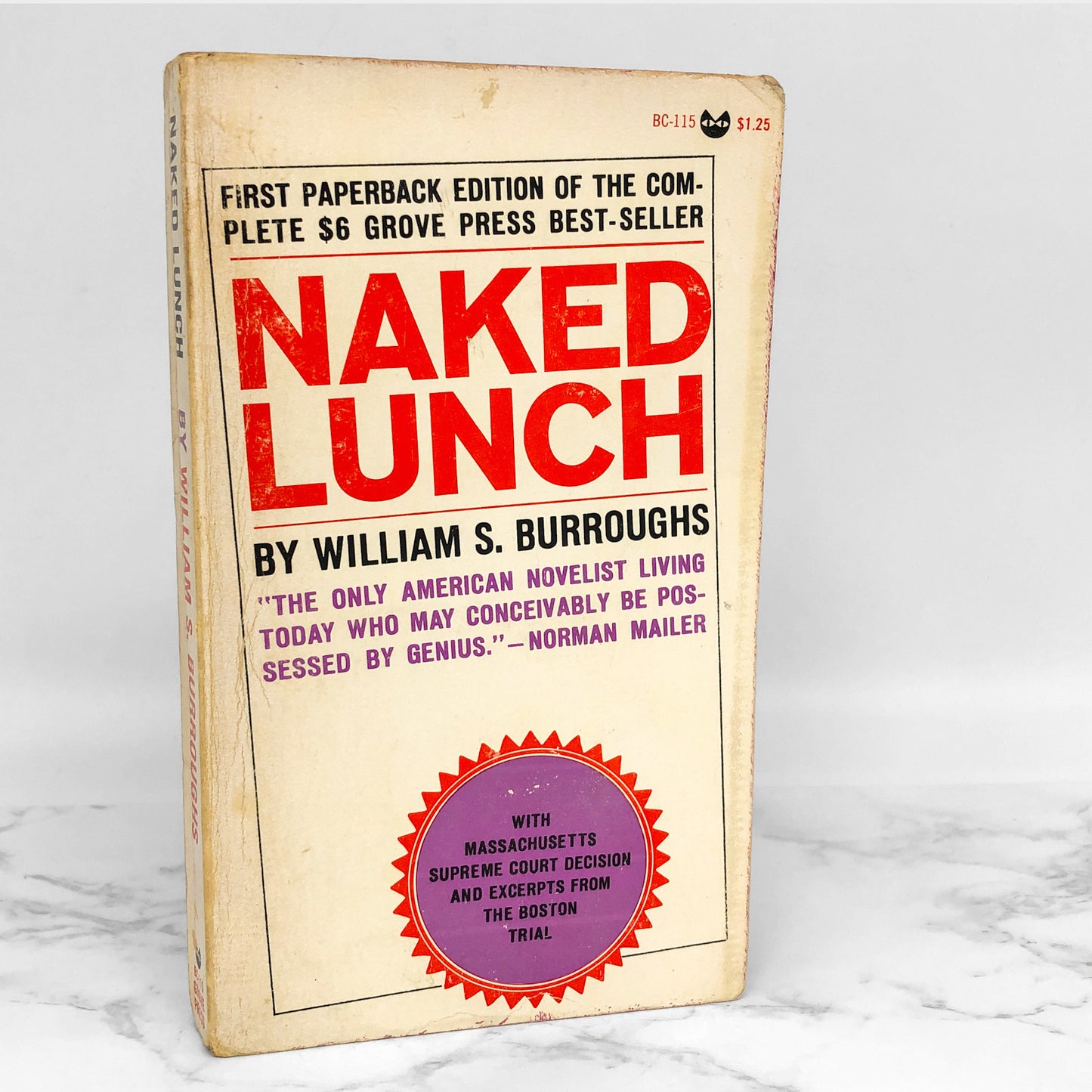 Naked Lunch by William S. Burroughs [FIRST PAPERBACK EDITION] 1966