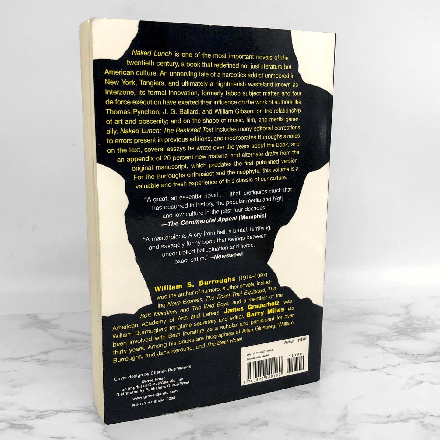 Naked Lunch [The Restored Text] by William S Burroughs [TRADE PAPERBACK] 2001