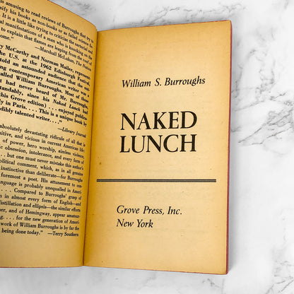 Naked Lunch by William S. Burroughs [FIRST PAPERBACK EDITION] 1966