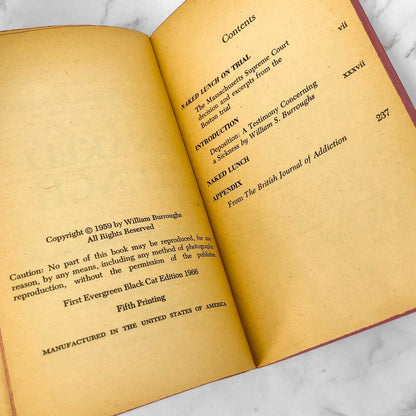 Naked Lunch by William S. Burroughs [FIRST PAPERBACK EDITION] 1966