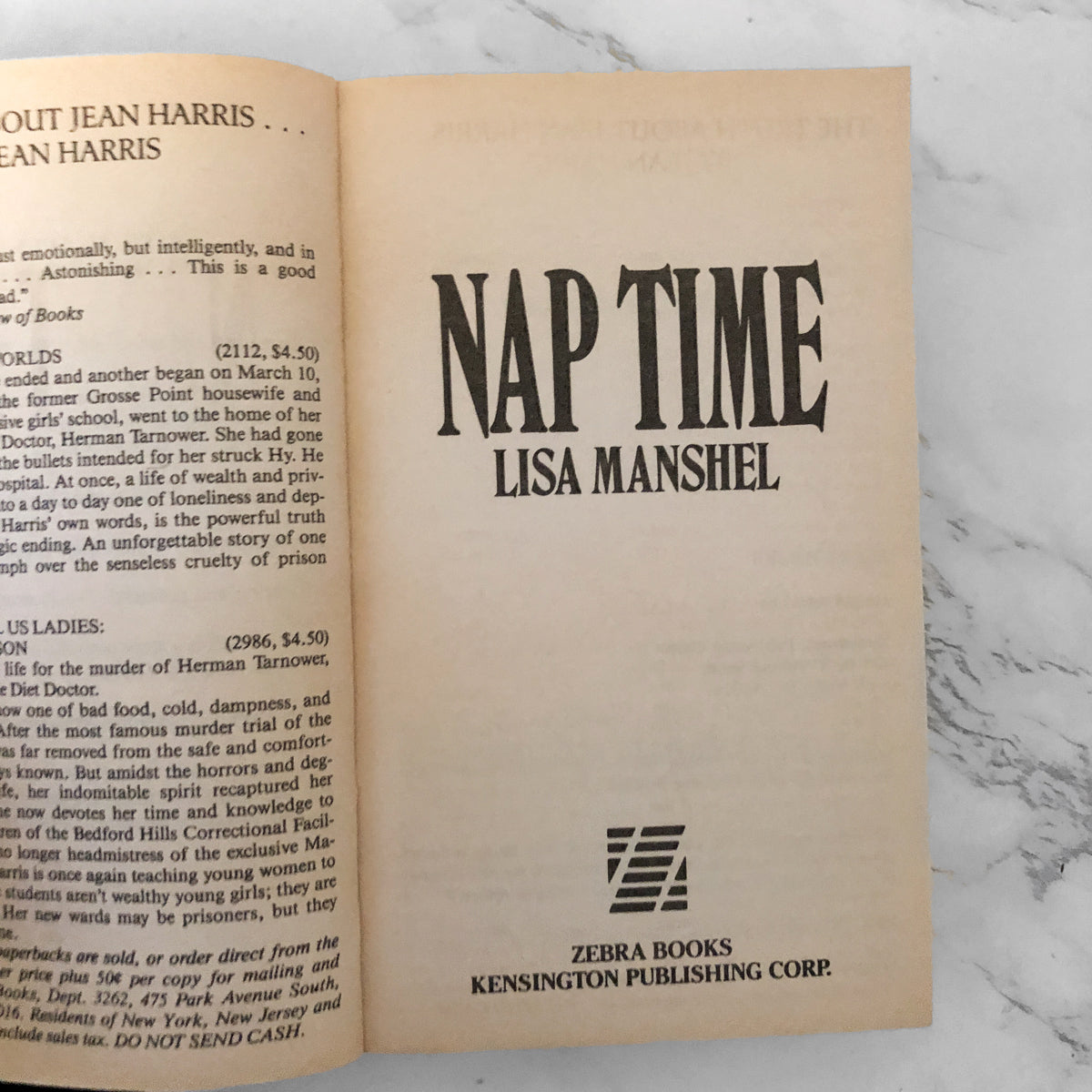Nap Time by Lisa Manshel [1991 PAPERBACK] - Bookshop Apocalypse
