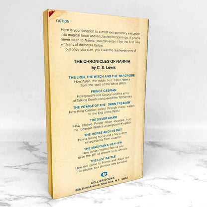 The Lion, The Witch & The Wardrobe by C.S. Lewis [1971 PAPERBACK] Chronicles of Narnia #2